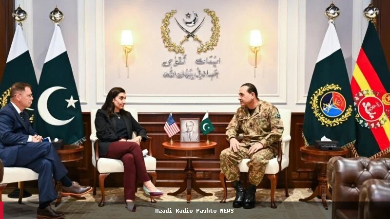 دیدار هیئت کمیسیون جنگ افغانستان ایالات متحده با رئیس ارتش پاکستان