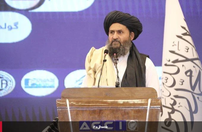 افتتاح نندارتون جهانی امام ابوحنیفه در کابل؛ ملا برادر: می‌خواهیم مرزها را به نقاط اتصال اقتصادی تبدیل کنیم
