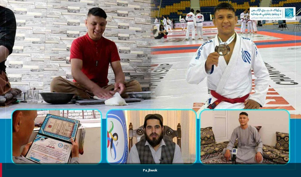 مصطفی وکیلی؛ جوجیتسوکار افغان که کار در نانوایی مانع ورزشش نشد