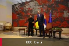 زلنسکی در صربستان برای تقویت روابط با بلگراد