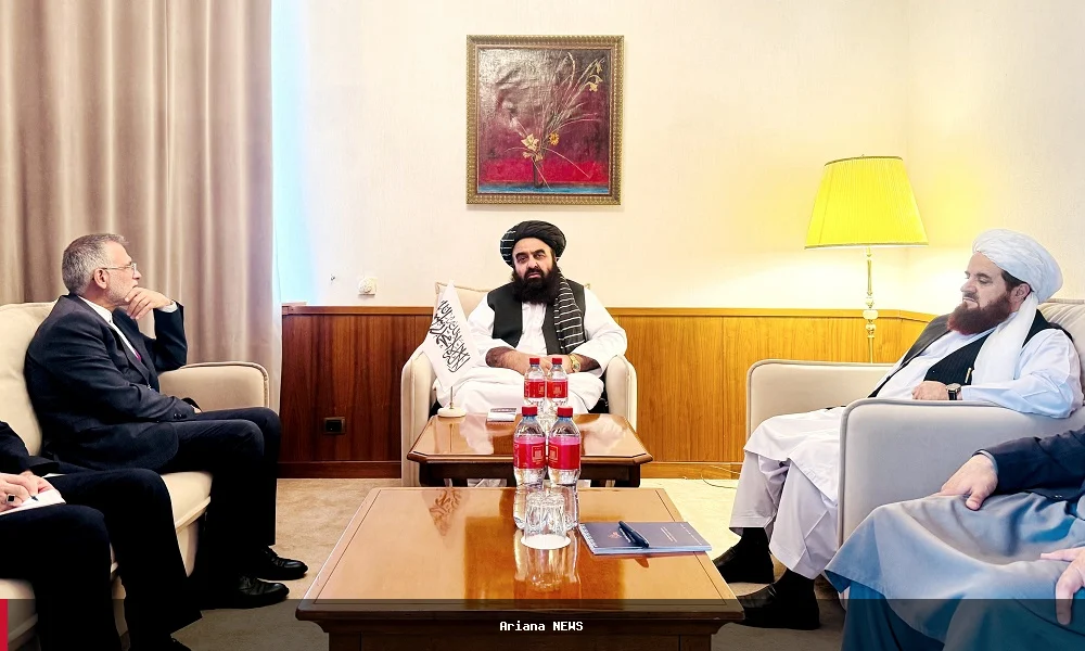 دیدار وزیر خارجه افغانستان با نماینده ایران برای گسترش روابط دوجانبه