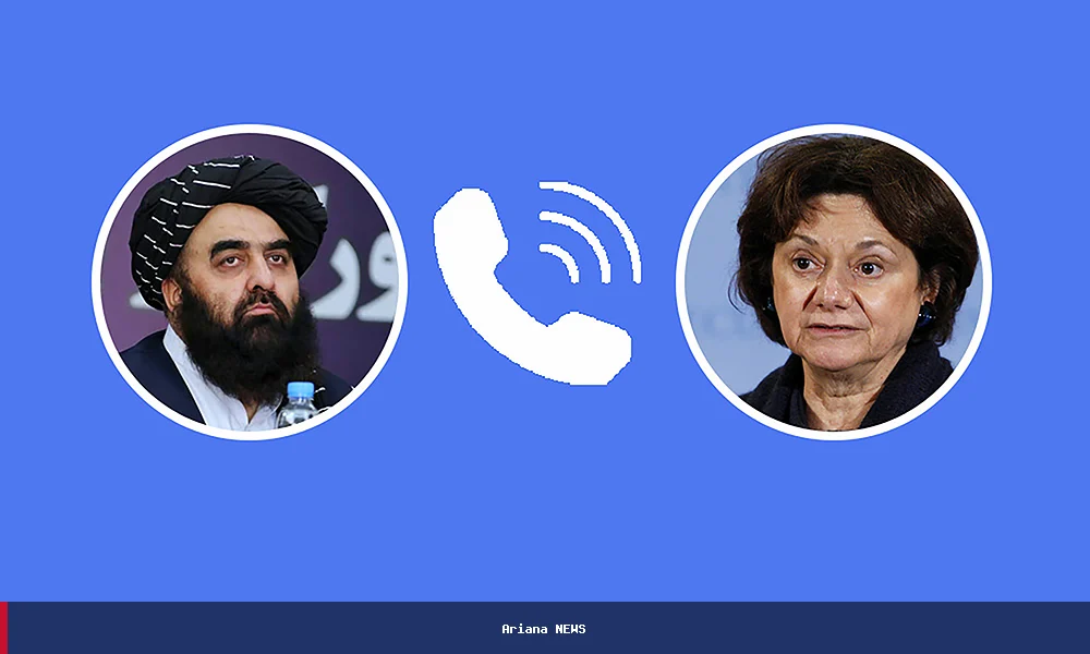 وزیر خارجه افغانستان با مقام سازمان ملل درباره همکاری‌ها گفتگو کرد
