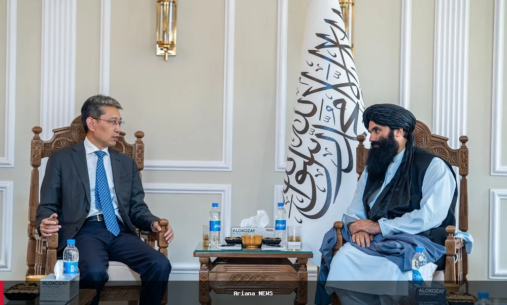 Afghan interior minister meets outgoing Chinese ambassador