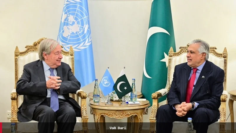دیدار گوتیرش با معاون صدراعظم پاکستان در اسلام‌آباد