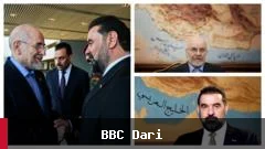 تقابل تصویری روسای مجلس ایران و عراق بر سر نام خلیج فارس